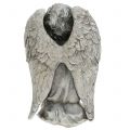 Floristik24 Deco anděl šedý 15cm