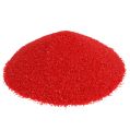 Floristik24 Barva písková 0,5mm červená 2kg