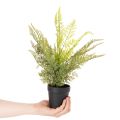 Umělá kapradina v květináči pro vnitřní zeleň, 40 cm | Floristik24.cz