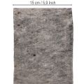 Dvoubarevný pant na květináč z vlněné plsti, šedo-černý, 15 cm x 5 m | Floristik24.cz