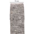 Plstěná páska, popruh na hrnec, 100% vlna, šedo-černá, šířka 7,5 cm, délka 5 m | Floristik24.cz