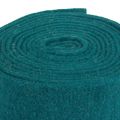 Floristik24 Plstěná stuha vlněná stuha plstěná rulička tyrkysově modrá zelená 7,5cm 5m