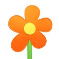 Floristik24 Plstěný květ oranžový 87cm