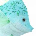 Floristik24 Dekorační rybka na zavěšení modrá tyrkysová zelená šedá 10-22cm 5ks