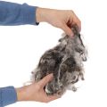 Ovčí vlna, dekorativní, přírodní, šedá, melírovaná, volně ložená, 250g | Floristik24.cz