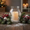Velká LED svíčka s časovačem, pro venkovní použití, teplá bílá, Ø12,5 cm, V20 cm | Floristik24.cz