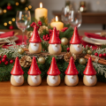 Mini figurka trpaslíka, muchomůrka, dekorace na stůl 10 cm, 6 ks | Floristik24.cz