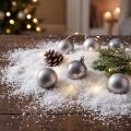 Umělý sníh jemný bílý deco sníh 40g | Floristik24.cz