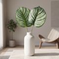 Calathea umělý koš Marante umělé rostliny zelený 51cm | Floristik24.cz