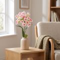 Karafiát vousatý umělý karafiát Peach Pink 52cm | Floristik24.cz