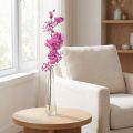 Orchidej Phalaenopsis umělá 6 květů fialová 70cm | Floristik24.cz