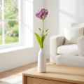 Umělá květina papoušek tulipán umělý dekorativní tulipán fialový 63cm | Floristik24.cz