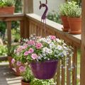 Závěsný košík 25cm fialový | Floristik24.cz