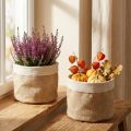 Květináč Juta Košík na Utensilo Natural Ø21cm V19cm 3ks | Floristik24.cz