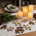 Mix sob na posyp hnědý, přírodní 3cm – 5cm 72 ks | Floristik24.cz