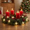 LED světýlka hvězdičky 20 mikro LED diod teplá bílá časovač 6 kusů | Floristik24.cz