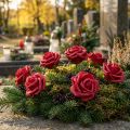 Pěnová růže Ø6cm červená 27 ks | Floristik24.cz