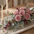 Pěnová růže Ø10cm starorůžová 8 ks | Floristik24.cz