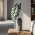 Umělý list šípu umělá rostlina alocasia deco zelená 74cm | Floristik24.cz
