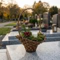 Mini košík s rukojetí proutěný košík s rukojetí hnědý 15×11cm 3 ks | Floristik24.cz