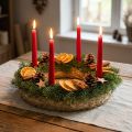 Slaměný základ pro věnec, 35 cm, sada 2 kusů, věnec na dveře, adventní věnec | Floristik24.cz