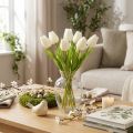 Umělý tulipán, realistická dekorace, odolná umělá květina do domácnosti, 21 cm, 6 kusů | Floristik24.cz