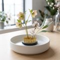 Ježek, Kenzan, Ikebana, stříbrná kovová aranžovací základna, kulatá Ø5cm | Floristik24.cz