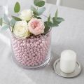 Brilantní dekorační korálky 4mm - 8mm hliněné granule růžové 1l | Floristik24.cz