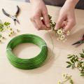 Hliníkový drát Ø2mm květnovozelený 60m 500g Dekorační drát Drát na šperky Drát na řemesla | Floristik24.cz