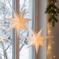 Vánoční okénko, papírové hvězdy Vánoce, skládací hvězda Ø21cm 4ks | Floristik24.cz