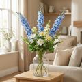 Umělé Delphinium Modré Delphinium Umělé květiny Hedvábné květiny | Floristik24.cz