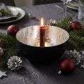Svícen Black Silver Svícen Ø13cm V6,5cm | Floristik24.cz