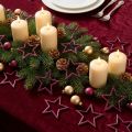 Dekorativní vánoční dekorace Star Berry Glitter Table Dekorace 4,5cm 120 ks | Floristik24.cz
