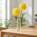 Allium žlutý květ umělá cibule 80cm Ø14,5cm 2ks | Floristik24.cz