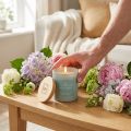 Vonná svíčka ve skle Camila White Musk Ø7,5cm V8cm | Floristik24.cz