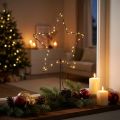 LED hvězda s přihrádkou na baterie na stojanu na parapet a stůl 46 cm | Floristik24.cz