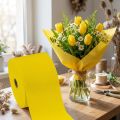 Květina krepová žlutá W10cm gramáž 128g/m2 L250cm 2 kusy | Floristik24.cz