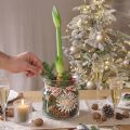 Dekorativní skleněná váza lucerna sklo čirá Ø18cm V20cm | Floristik24.cz