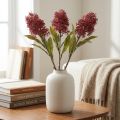 Umělé květiny Skimmie vínové Skimmia Japonica suchý vzhled 59 cm 3 ks | Floristik24.cz