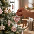 Ozdoby na vánoční stromeček skleněné Ozdoby na vánoční stromeček pastel 12 kusů | Floristik24.cz