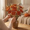 Sušené květy Achillea Orange, řebříček obecný, 45-60 cm, 1 kg | Floristik24.cz