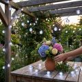 Koulová víla světla třešeň venkovní studená bílá 60 LED 900cm | Floristik24.cz