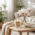 Vonná svíčka ve sklenici z přírodního vosku Wenzel Candles Magnolia 85×70mm | Floristik24.cz