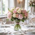 Knotová nit Glamour Pink/Stříbrná s drátkem 33m | Floristik24.cz