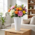 Váza “Fizzy” Ø20cm V35cm bílá 1 ks | Floristik24.cz