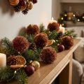 Bambulky se třpytkami hnědé 2,5cm bambulky 2 sáčky – 24ks | Floristik24.cz