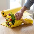 Manžetový papír žlutý balicí papír 37,5cm 100m | Floristik24.cz