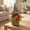 Dekorativní plastika Paulownia dřevo Ø15cm V39cm | Floristik24.cz