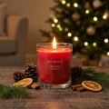 Vonná svíčka ve skle vonná svíčka Christmas Apple Spice V8cm | Floristik24.cz