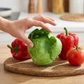 Ledový salát umělý Real-Touch Ø12cm | Floristik24.cz